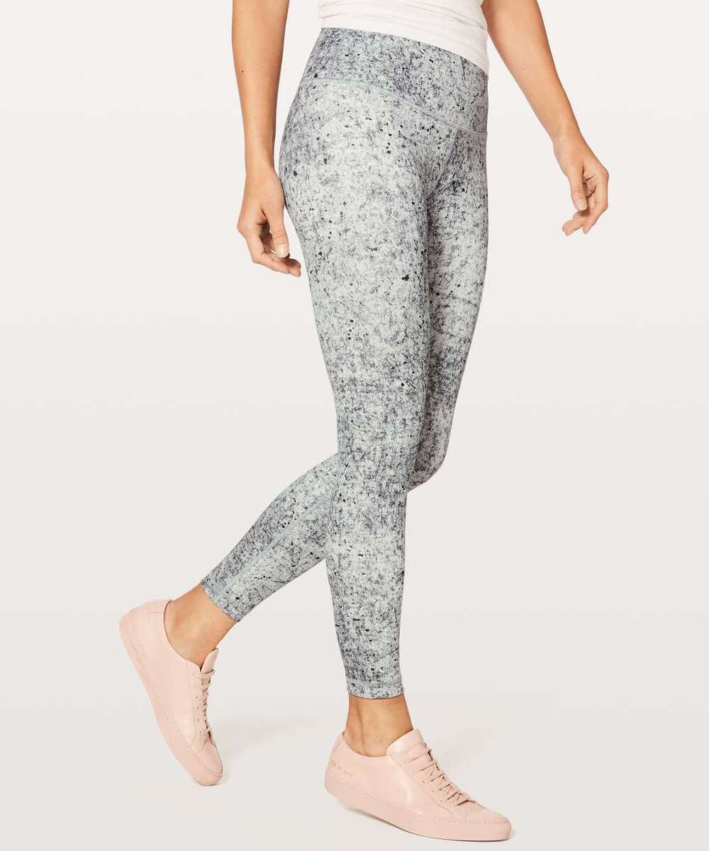 Lululemon Wunder Under Low Rise Tight 28" Antiqued Alpine White Multi 8